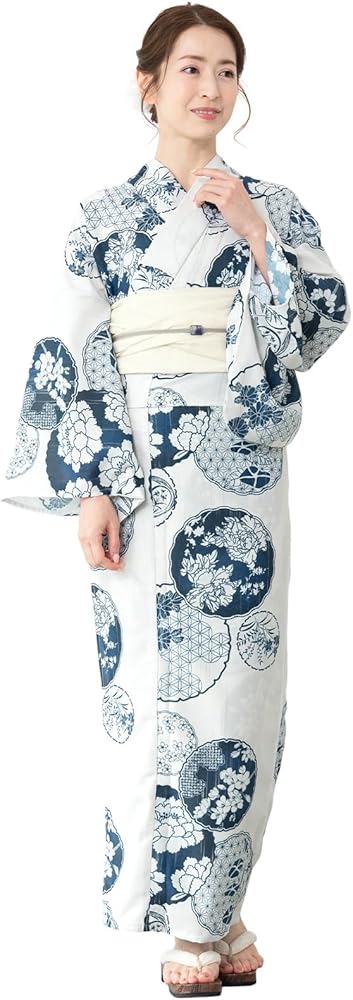 Amazon | [SOUBIEN] ソウビエン 浴衣 3点 セット セパレート 新二部式