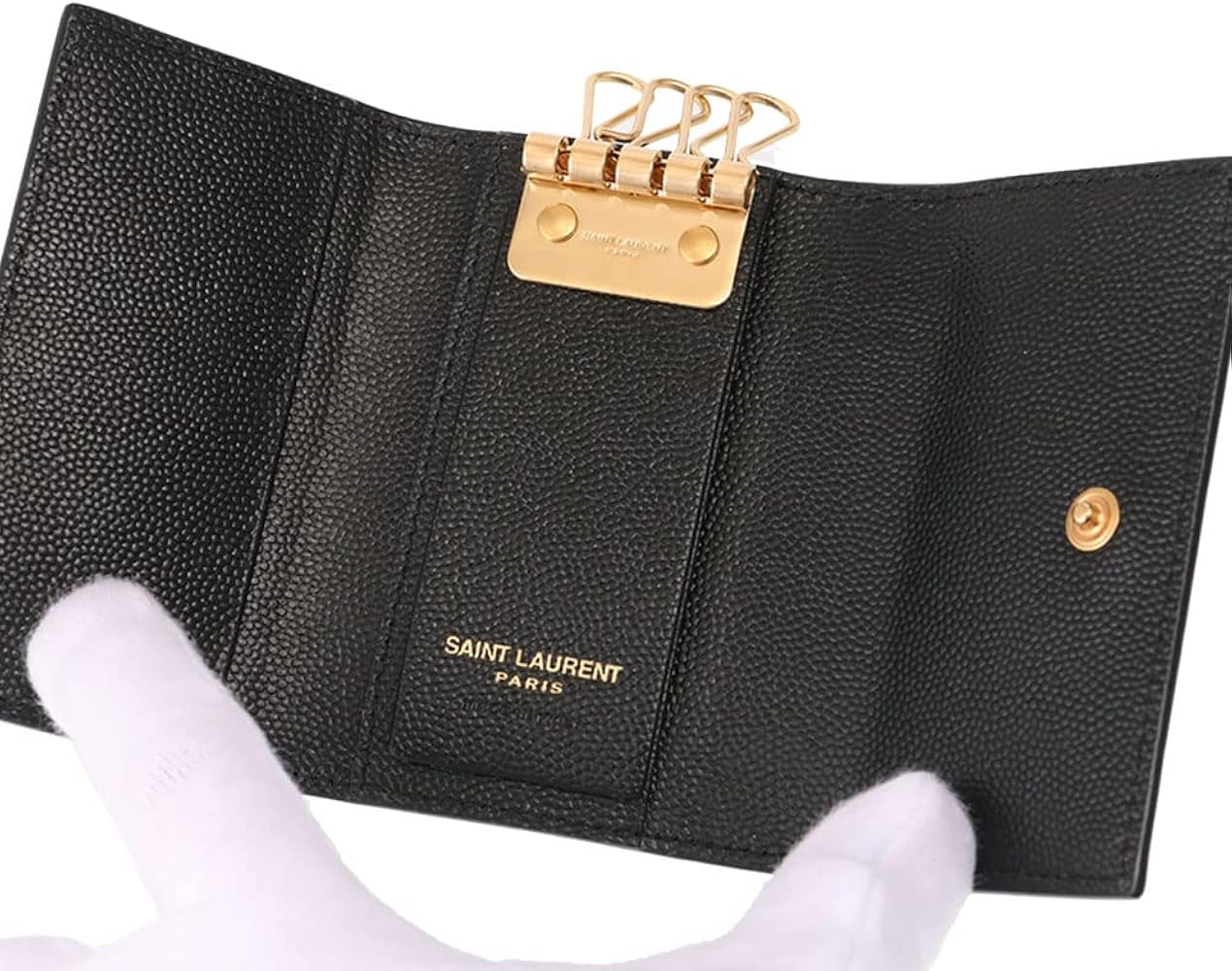 Amazon.co.jp: [サンローラン] キーケース レディース メンズ SAINT