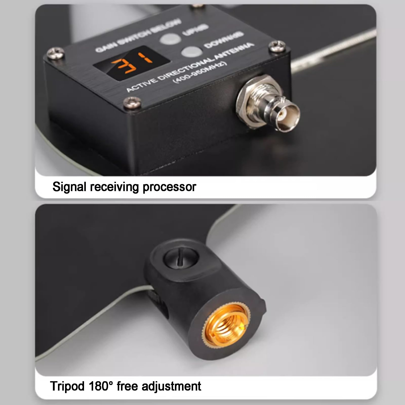 Amazon.co.jp: ワイヤレスマイク信号増幅器、UHFアンテナ分配、2つの