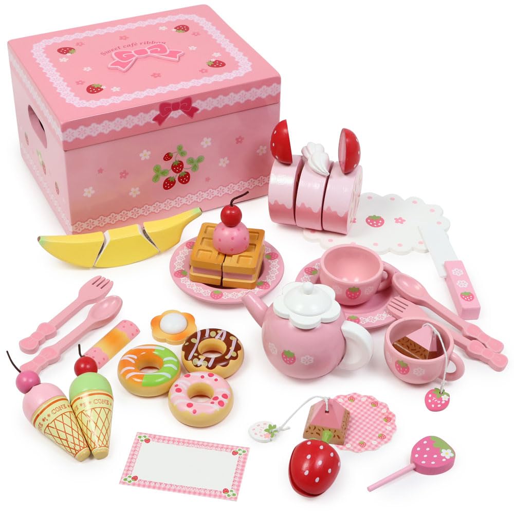 Amazon | マザーガーデン 木製 おままごと 野いちご デラックス