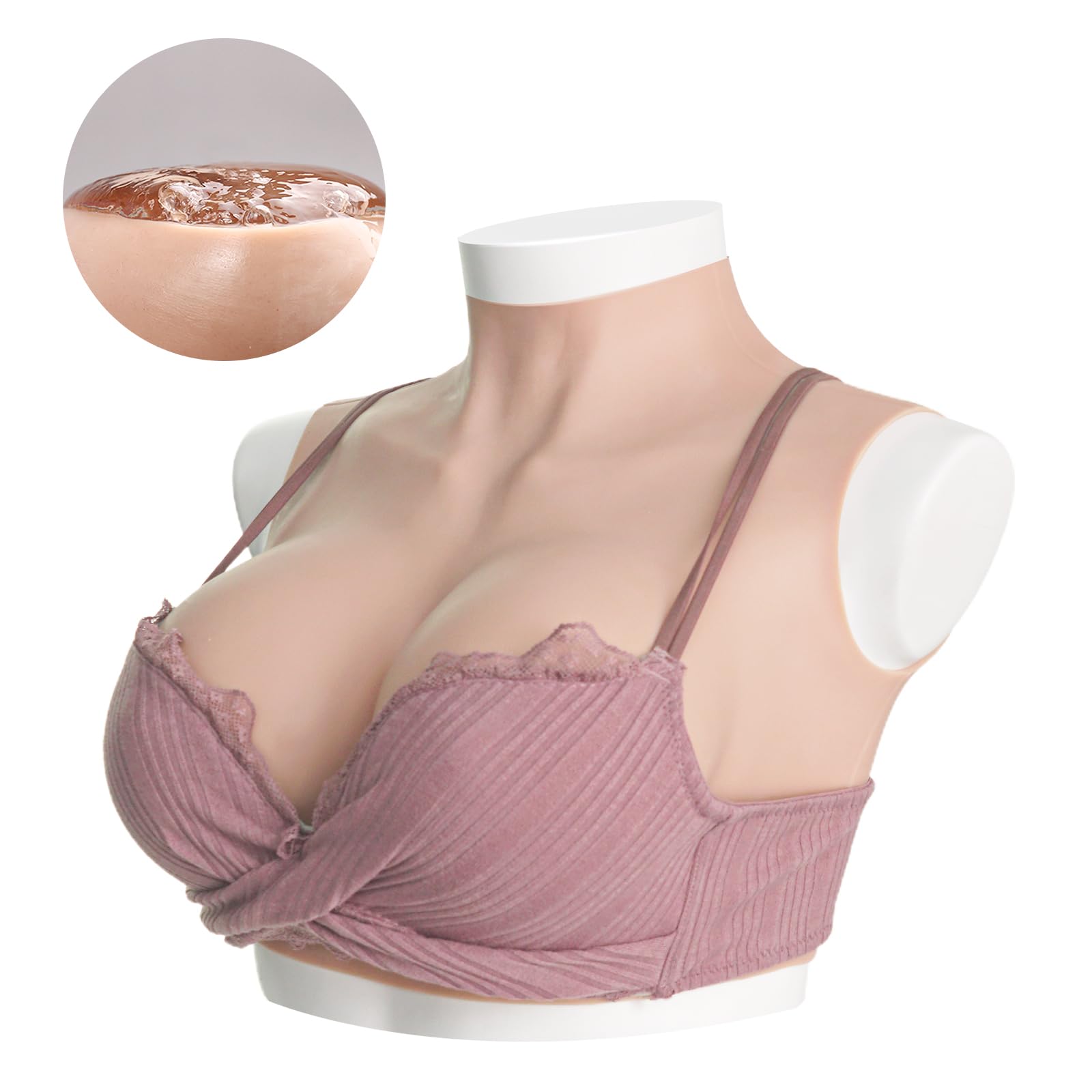 Amazon | シリコンバスト 人工乳房 女装バスト 偽乳 偽胸 シリコン胸