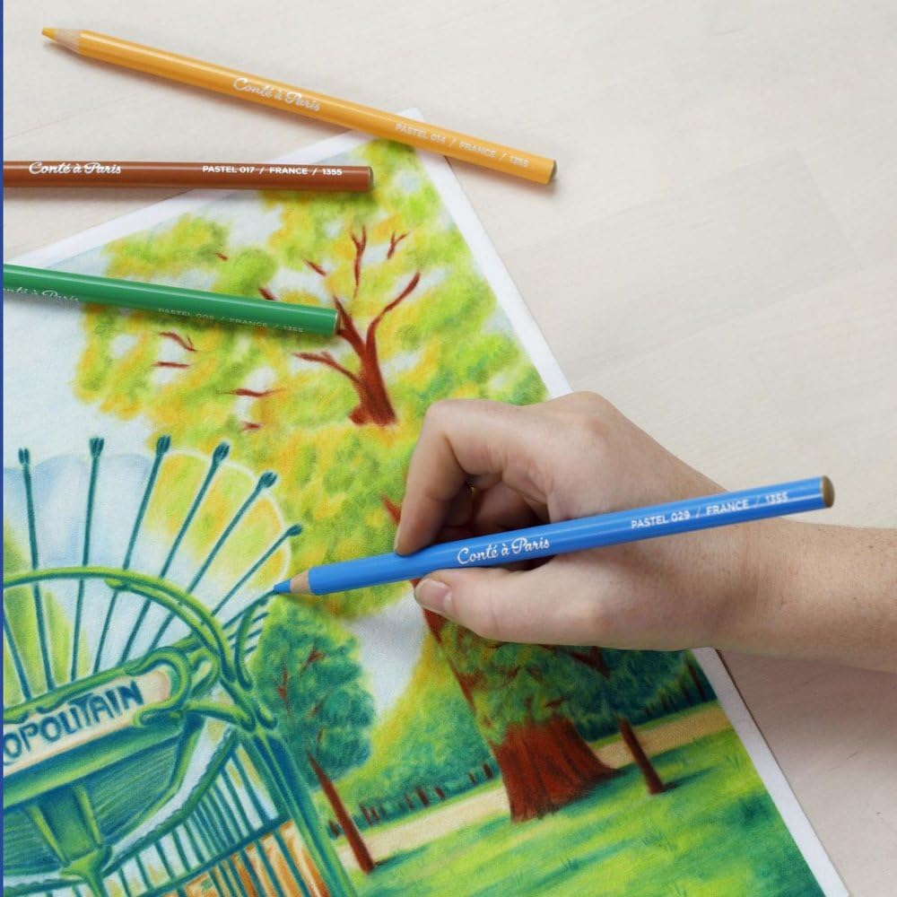 Amazon | Conte コンテ・ア・パリ パステルペンシル アソートセット 48