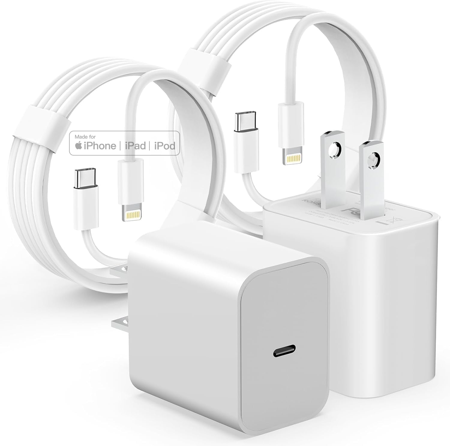 Amazon | iPhone 充電器 純正 20W PD 急速 [2個セット/Apple MFi・PSE