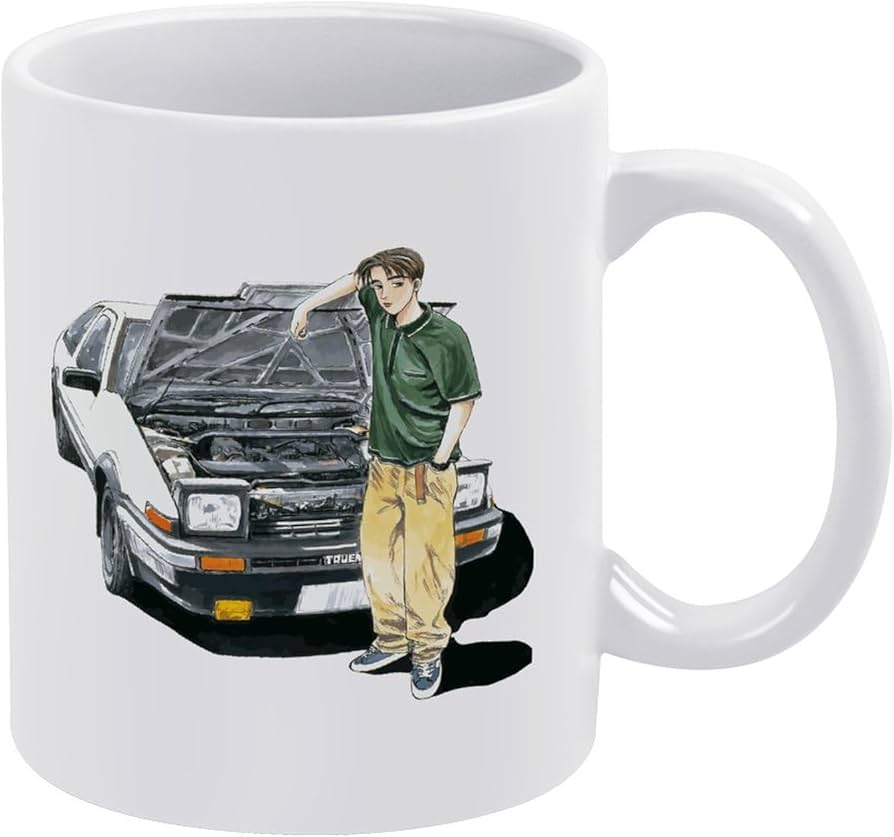 Amazon.co.jp: マグカップ 頭文字d イニシャル D 藤原拓海 コーヒー