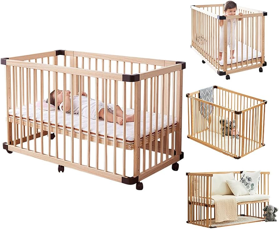 Amazon.co.jp: [ZOOBLY]ベビーベッド 添い寝ベッド 折りたたみ ミニ