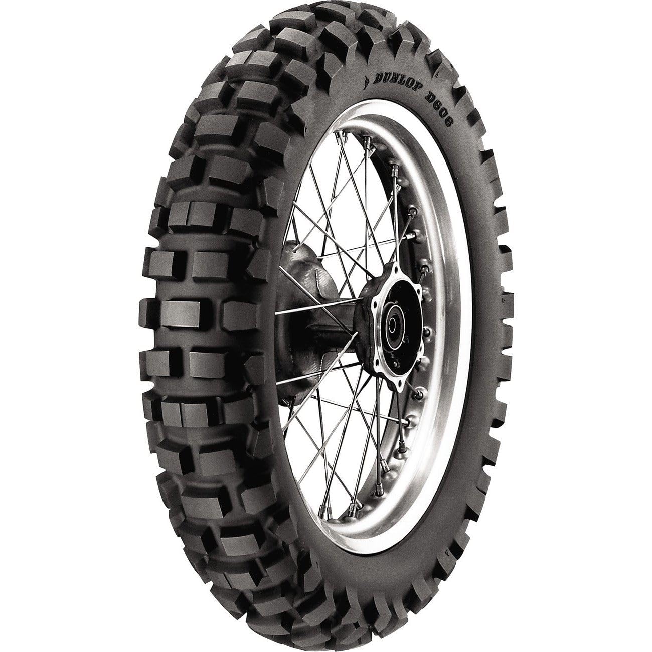 130/90-18 Dunlop D606 Dual Purpose Rear Motorcycle Tire | eBay