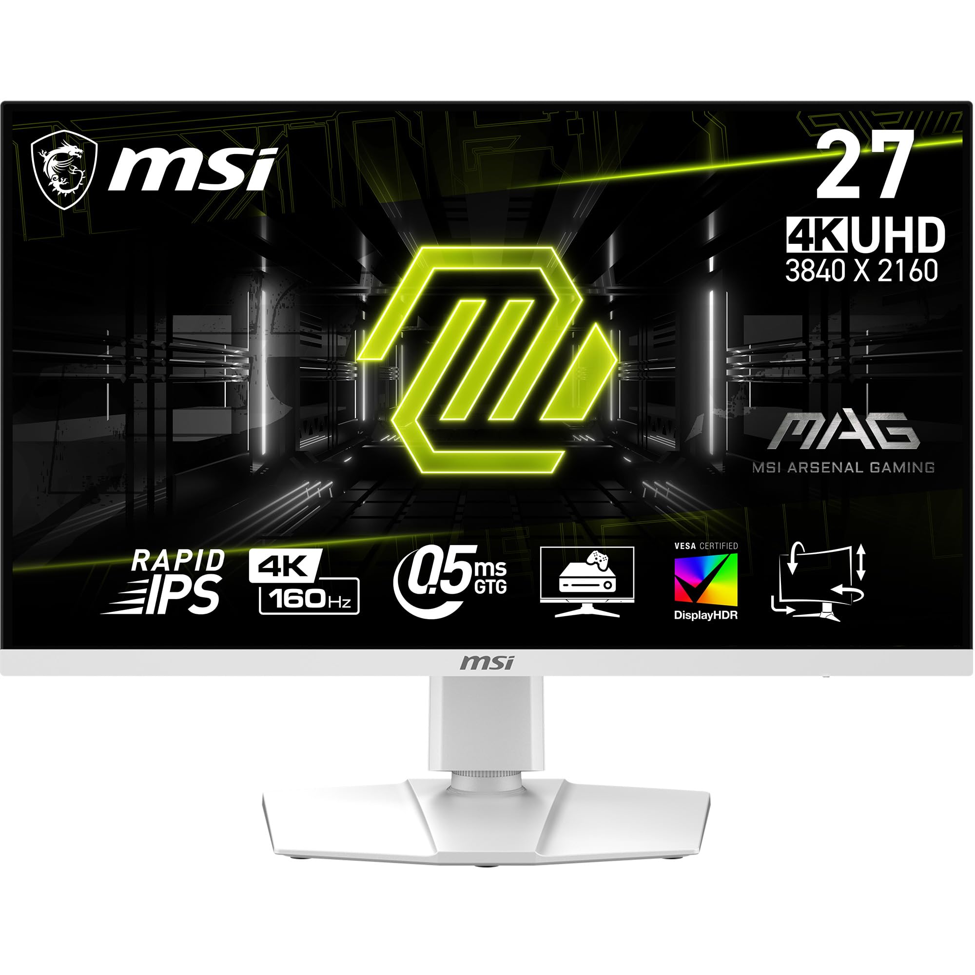 Amazon.co.jp: MSI MAG 274URFW 27インチ 4K ゲーミングモニター 3840