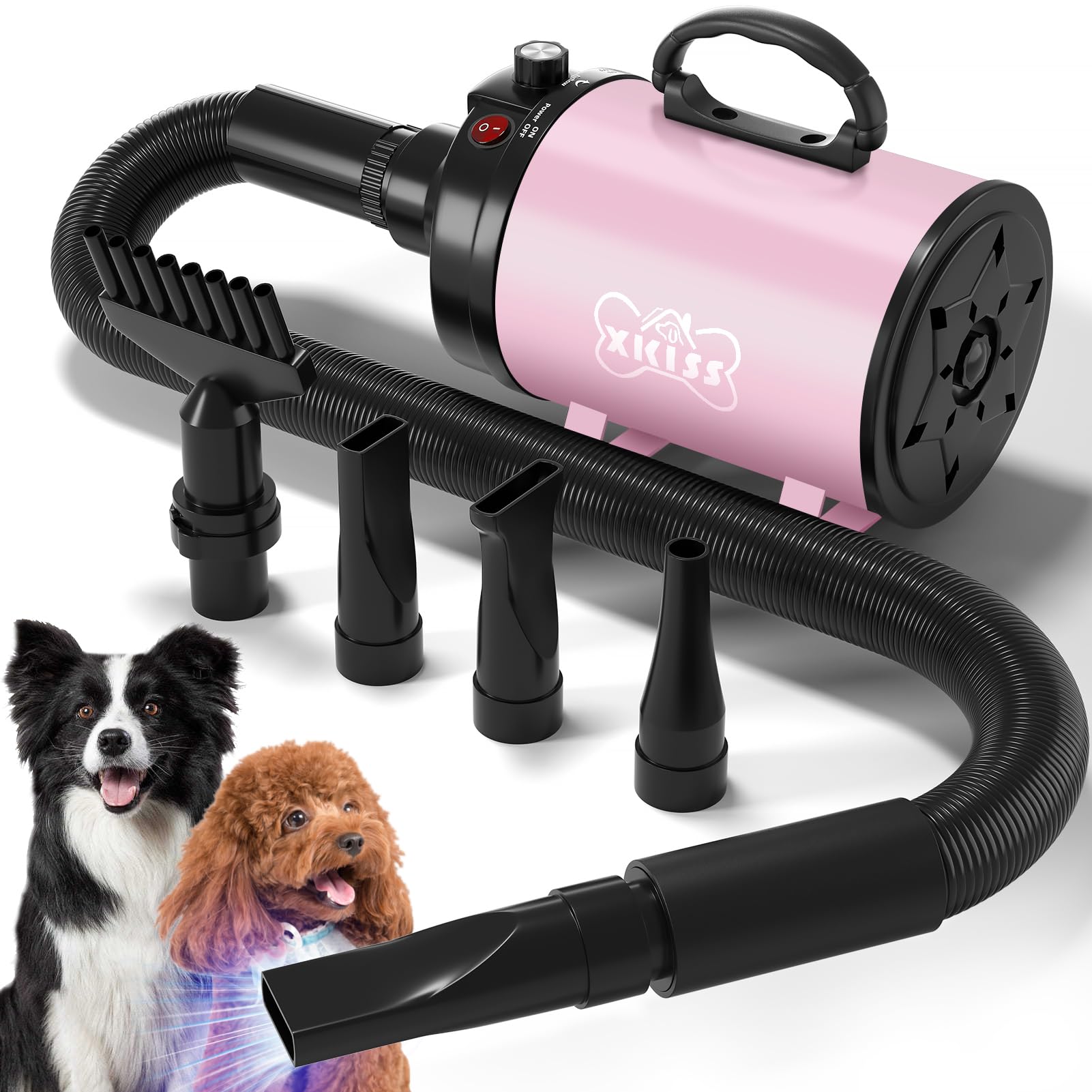 Amazon.co.jp: XKISS 犬 ドライヤー 4.5 PS / 3200 W 犬用 ドライヤー