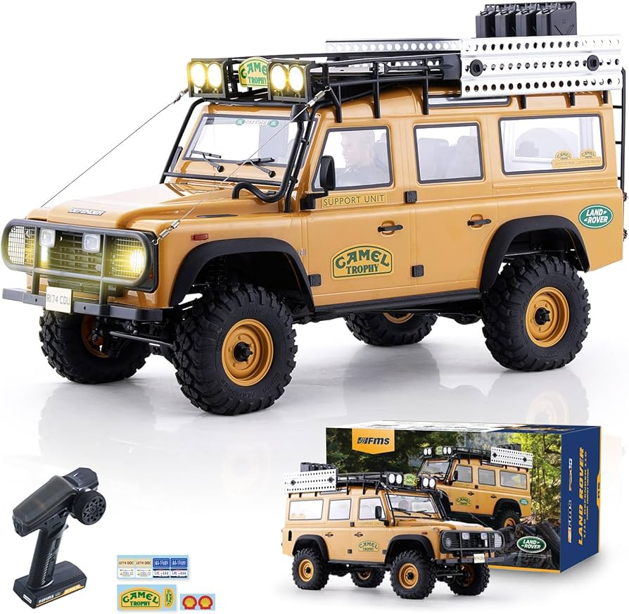 Amazon.co.jp: BEEZRC FMS 1/10 FCX10 RCクローラー ランドローバー