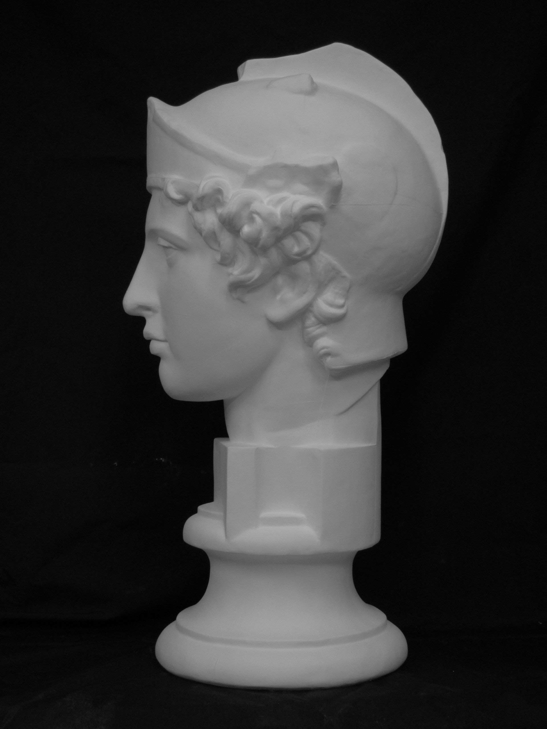 Amazon.co.jp: 石膏像 S－210 青年マルス首像 H．57cm