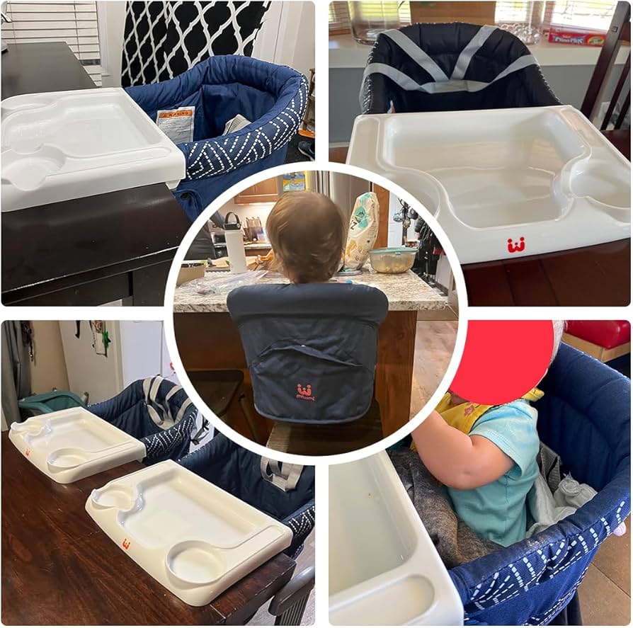 Amazon | MTWML クリップ式ポータブルハイチェア トレイ付き ベビー