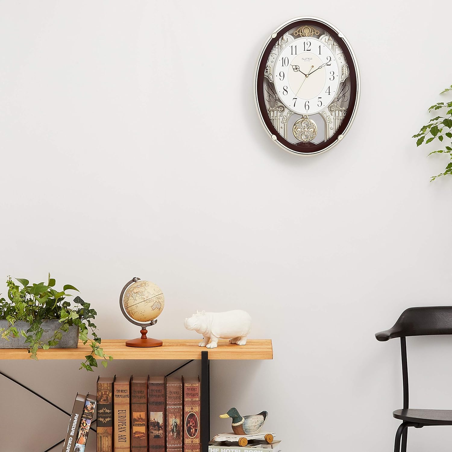 Amazon.co.jp: リズム(RHYTHM) 掛け時計 電波時計 からくり時計 18曲