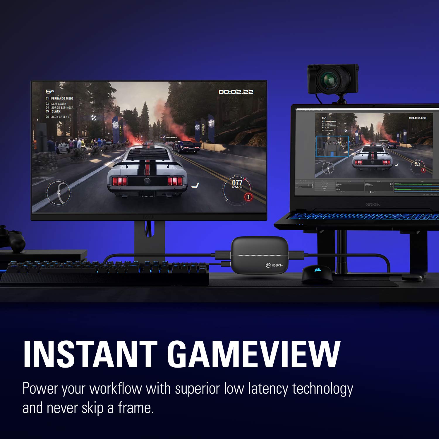 Amazon.com: Elgato HD60 S+, External Capture Card, Stream and