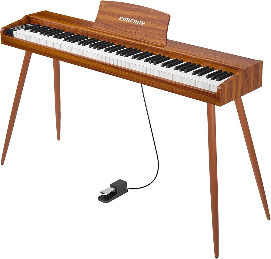 Amazon | KIMFBAY 電子ピアノ 88鍵盤 木製 電子 ピアノ 88鍵 Digital
