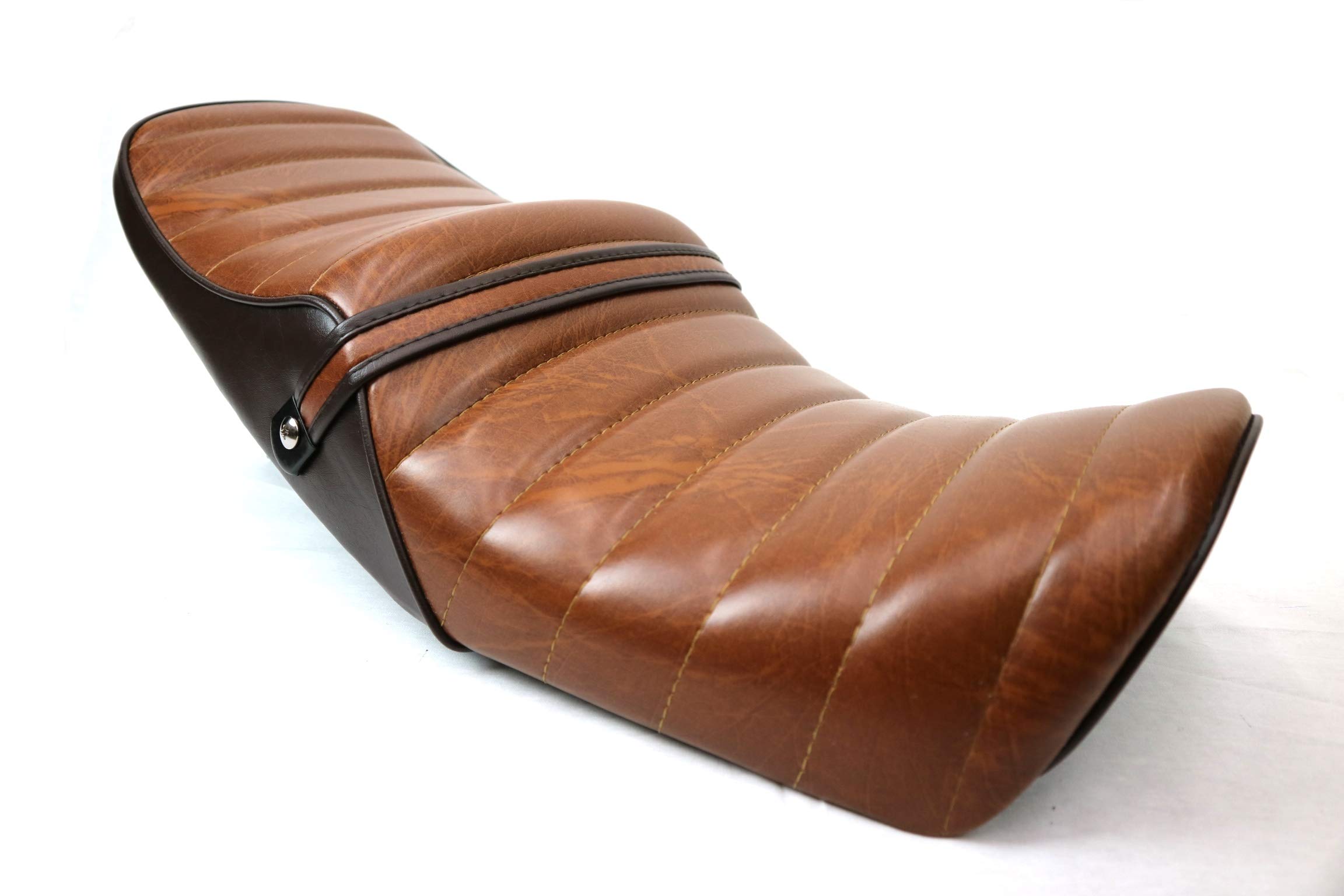 Amazon | XJR400 前期 タックロール シート 茶 レザー ツートン