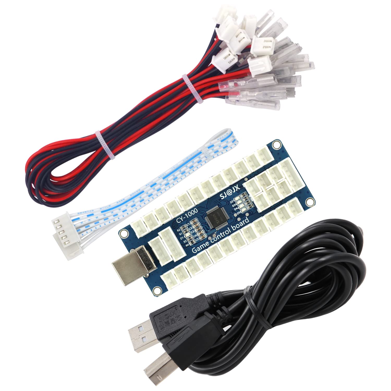 Amazon.com: SJ@JX Arcade Game USB Encoder Board Macro Command Zero