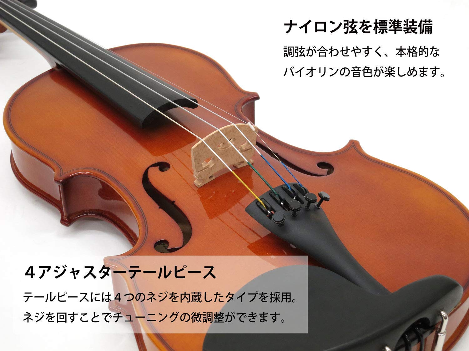 Amazon.co.jp: カルロジョルダーノ バイオリンセット ブラック VS-1 3