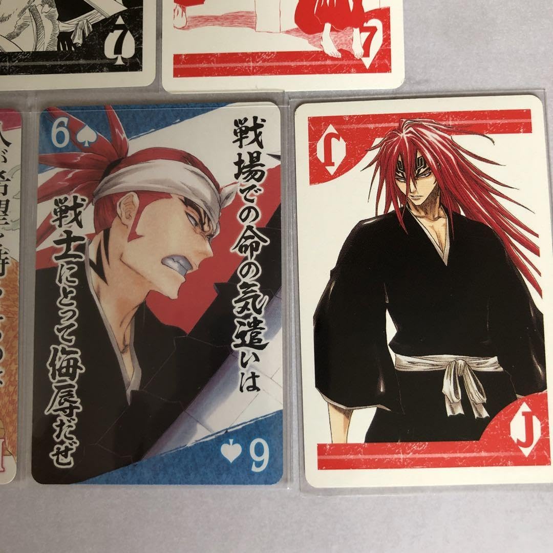 Amazon.co.jp: BLEACH 名言 原作絵トランプ 7枚セット 朽木ルキア 阿散