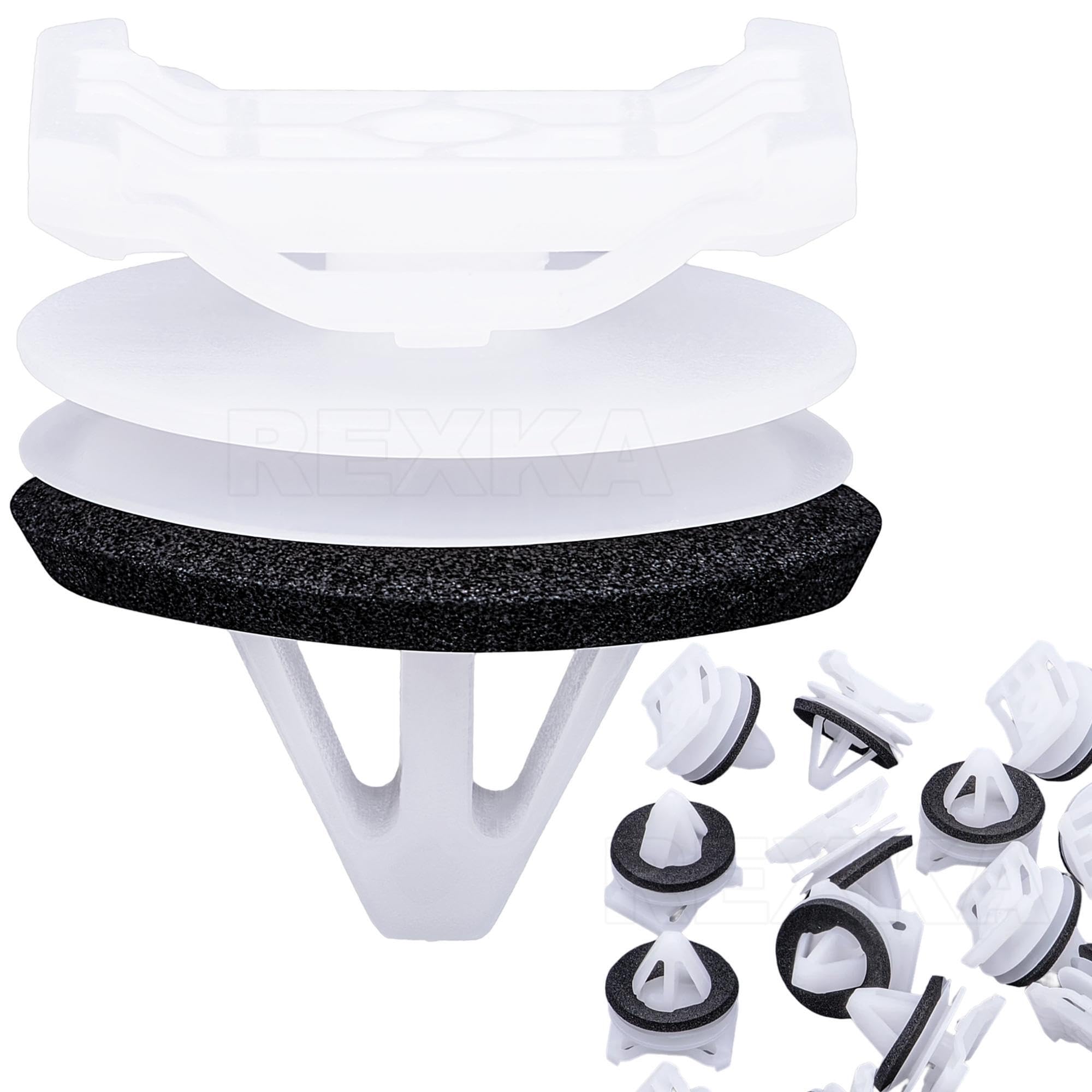 Rex 30pcs FenderWheel Fender Flare Molding Retainer Clip KD4551W24