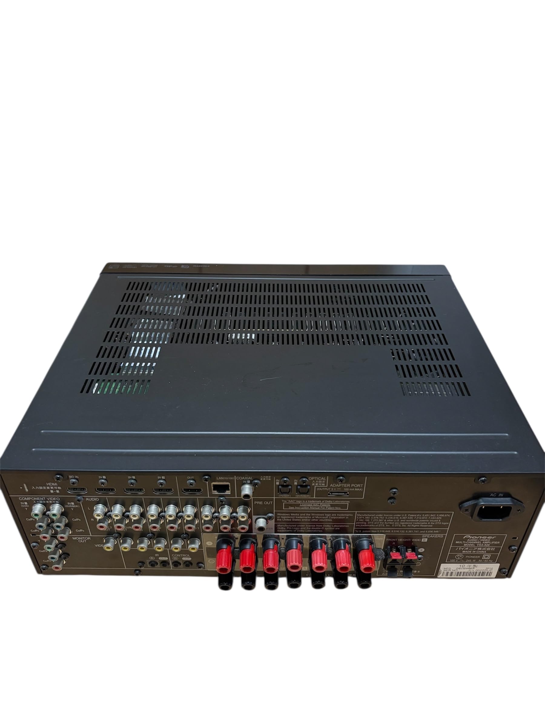 実働品パイオニアAVサラウンドアンプ VSA-LX55 AirPlay／3D対応