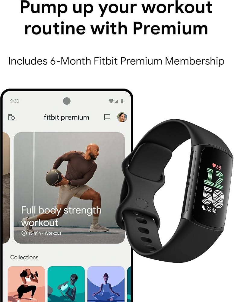 Amazon.com: Fitbit Charge 6 Fitness Tracker with Google apps