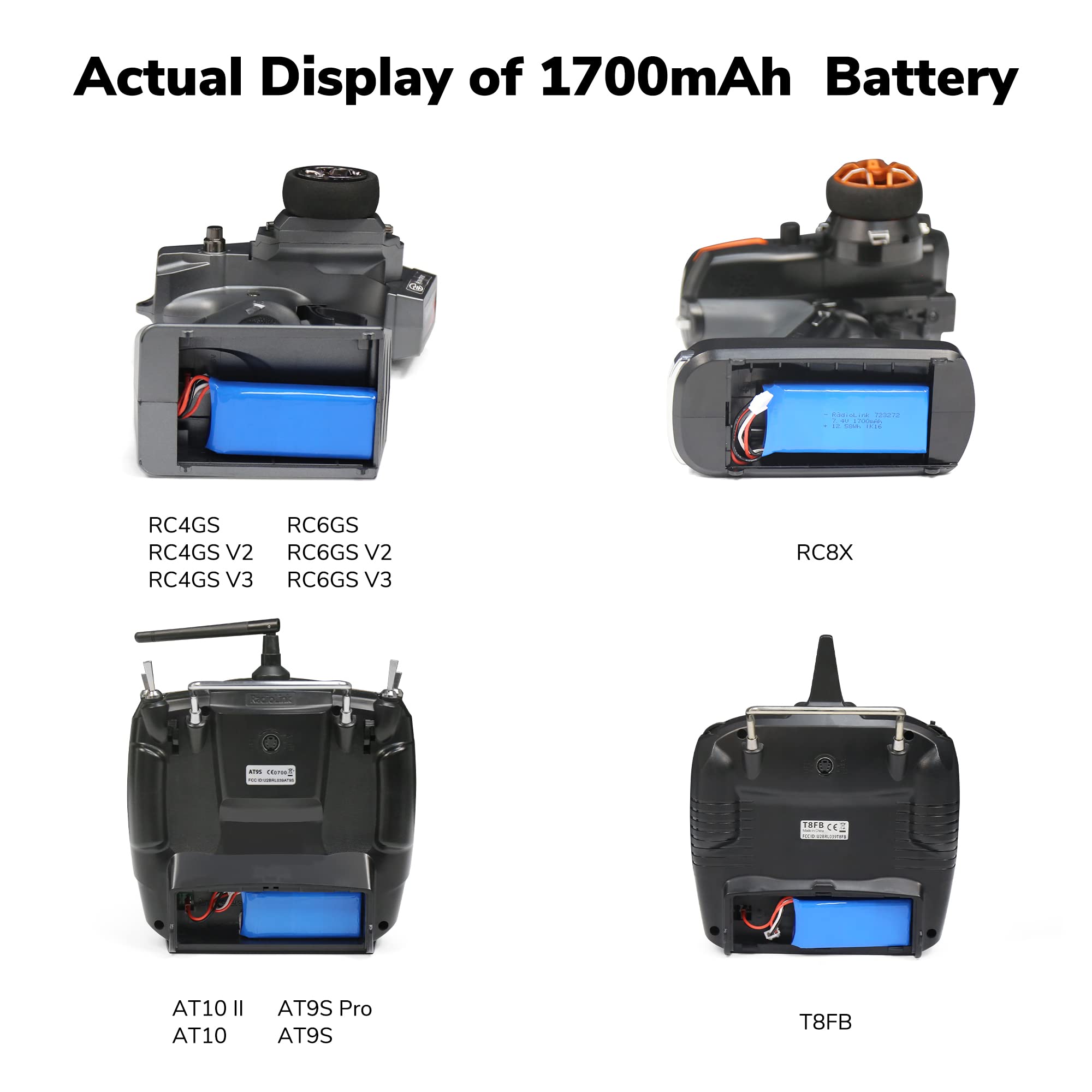 Amazon.co.jp: ATA HOBBY Radiolink 7.4V 2S リポバッテリー 1700mAH