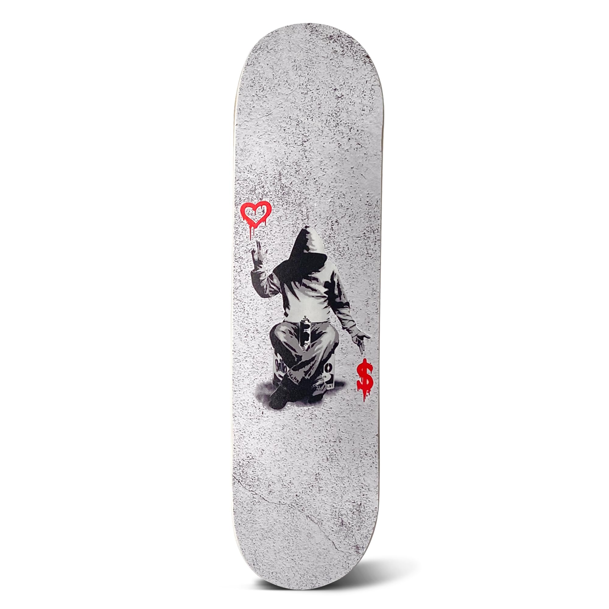 Amazon.com: Skateboard Canvas Wall Art – Banksy Love or Money Art