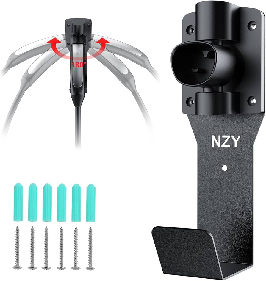 Amazon.co.jp: Tesla (テスラ) 充電器ホルダー 壁取り付け、ケーブル