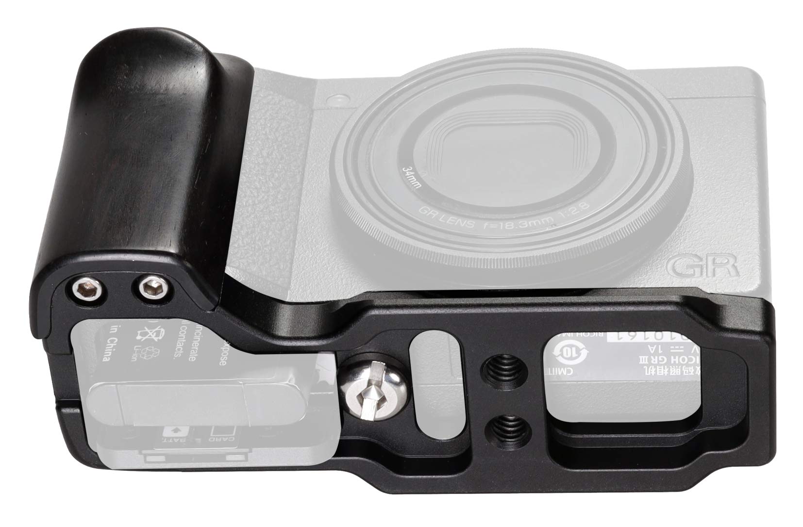 Amazon.co.jp: WEPOTO Ricoh GR III GR IIIx用ハンドグリップメタル