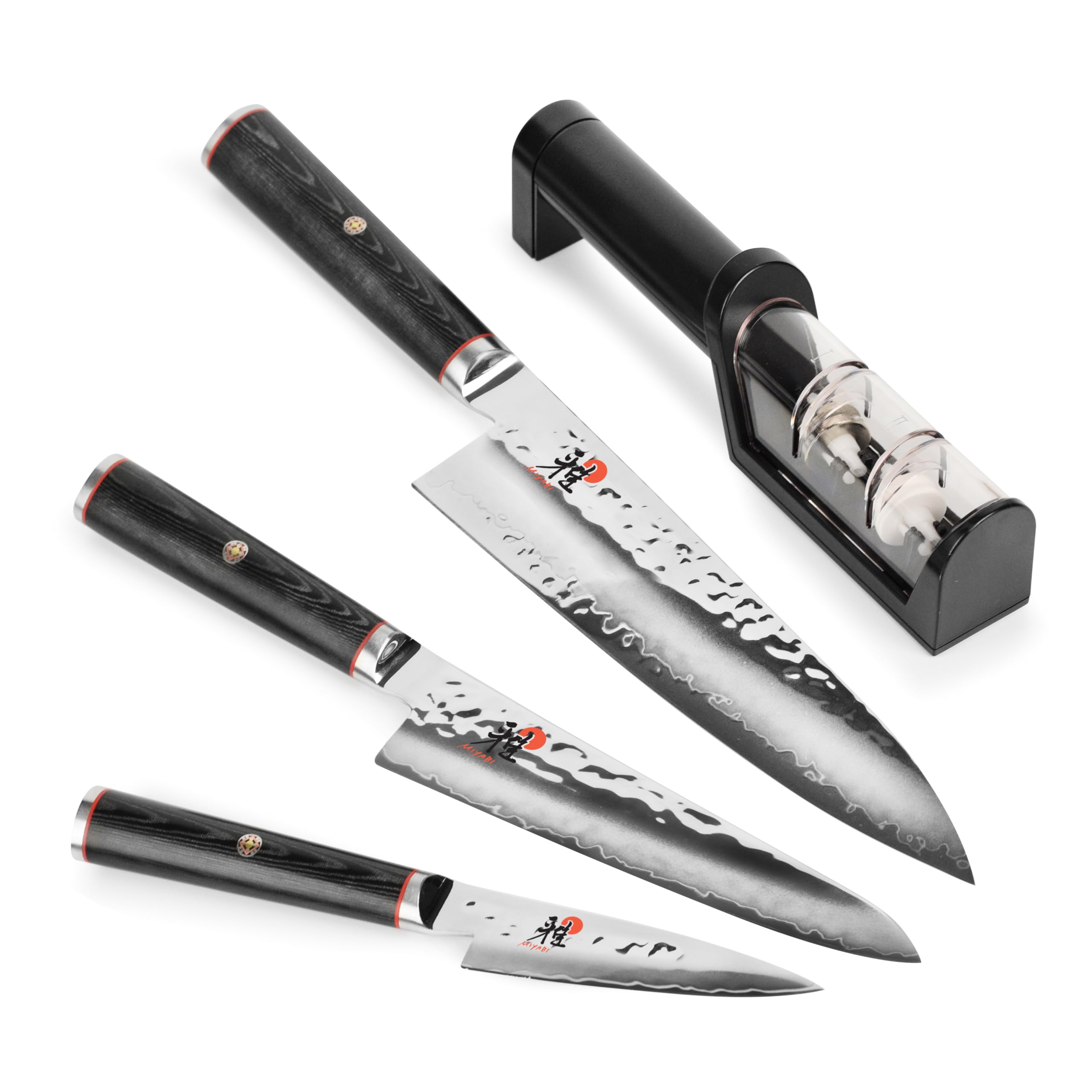 Amazon.com: Miyabi Mizu SG2 4-pc Knife Set with Sharpener: Home
