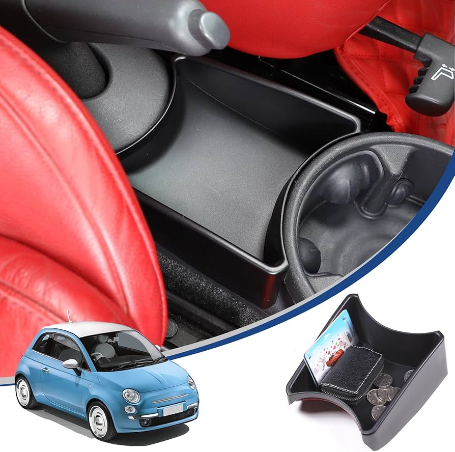 Amazon | Hcilloend 新型 フィアット 500 2011～2015に適用 収納