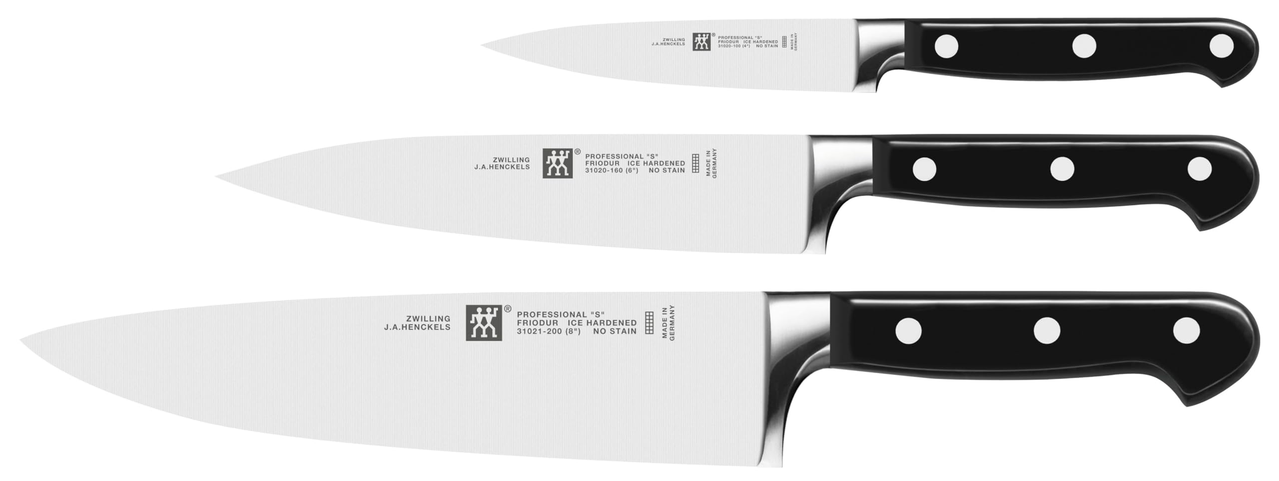 Amazon.com: Zwilling Professional S J.A Henckels 3 Piece Knives