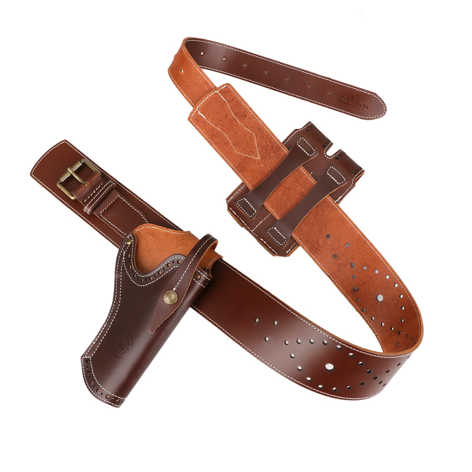 Amazon.co.jp: TOURBON ハンドガンホルスター 腰 本革製 マガジン