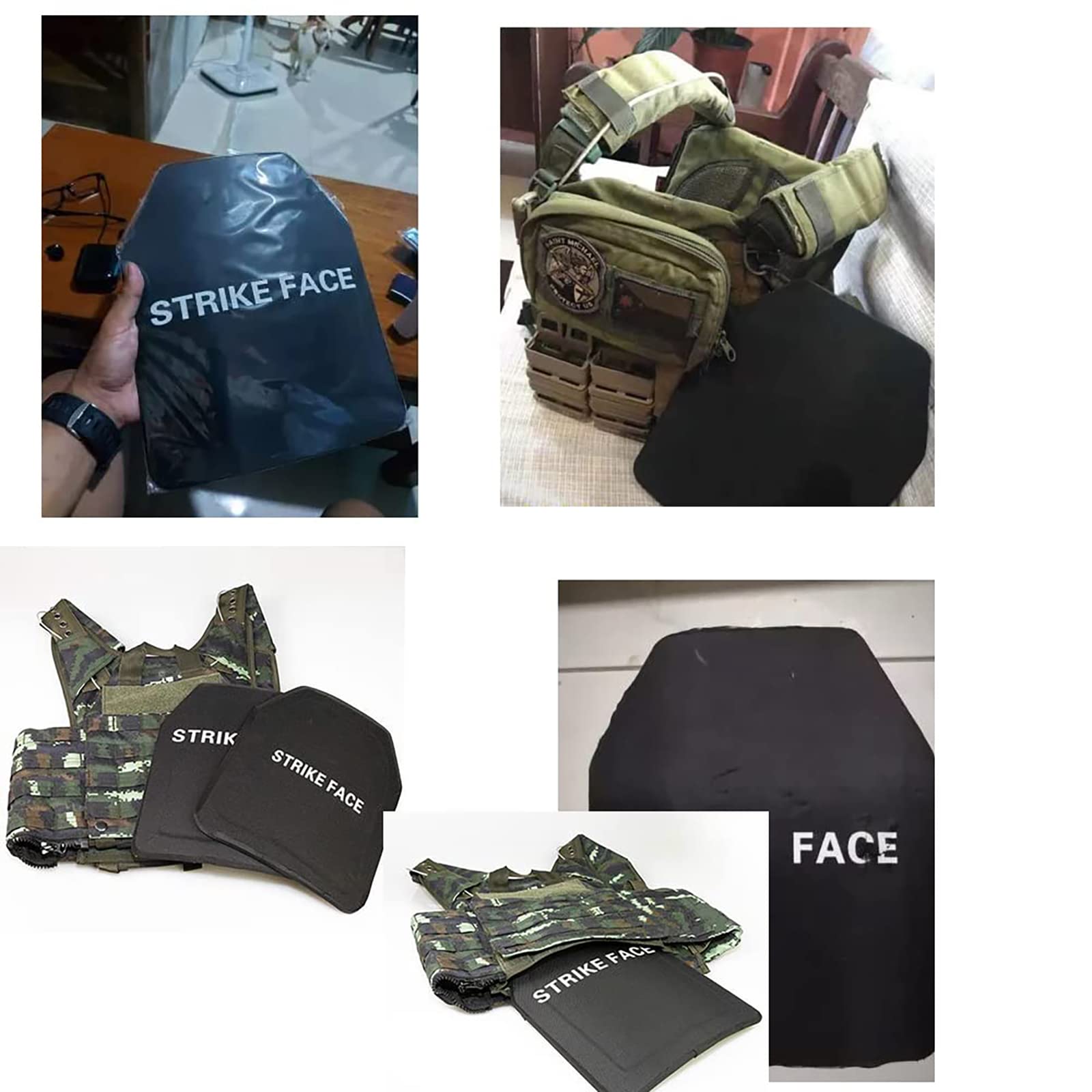 Amazon | 実物 防弾プレート NIJ-IIIA 10x12 AR500 保護武装した警察