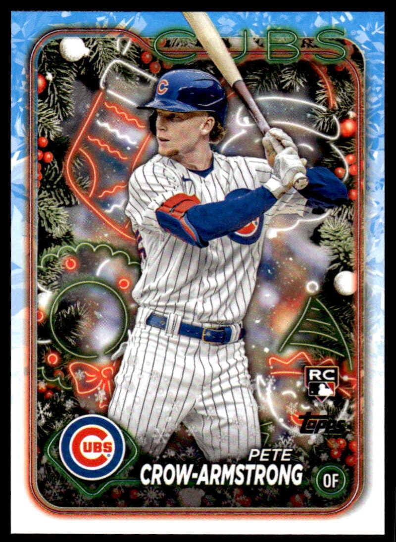 Amazon.com: 2024 Topps Holiday #H136 Pete Crow-Armstrong RC Rookie