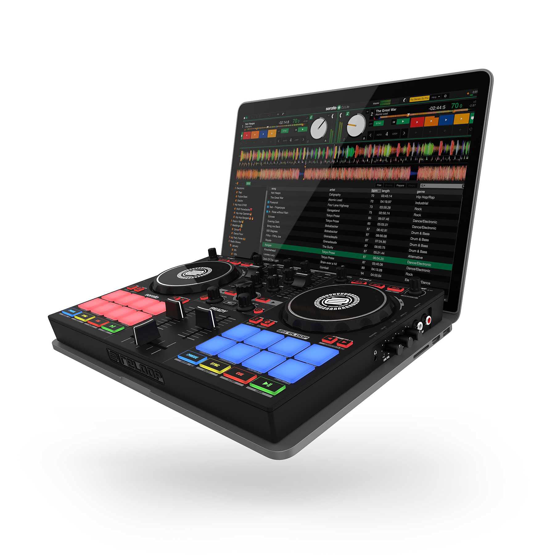 Amazon | Reloop READY serato DJ Lite付属 持ち運びに便利！ リループ