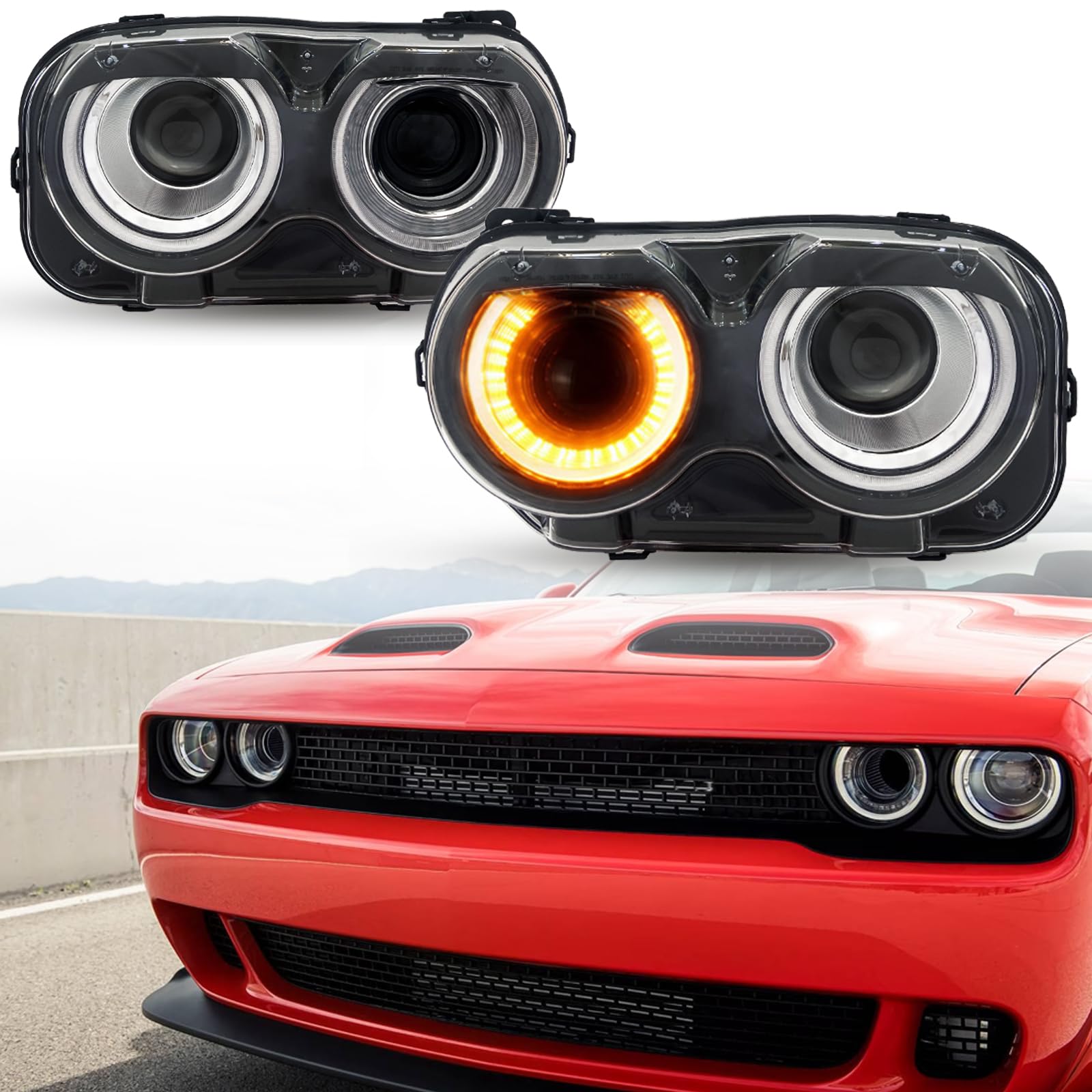 Amazon | JENEROUMAN チャレンジャーヘッドライト用 2015 2016 2017