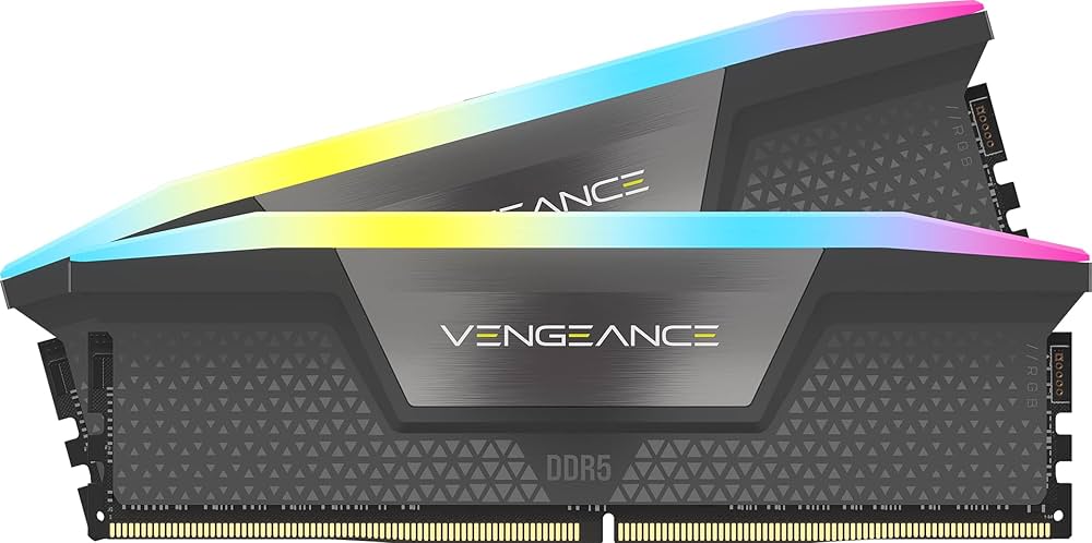 CORSAIR VENGEANCE RGB DDR5 64GB (2x32GB) DDR5 6000MHz CL40 AMD