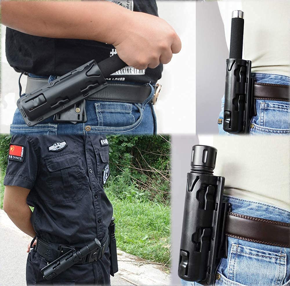 Amazon.co.jp: XBERSTAR バトンホルダー 360度回転 ガスバトンホルダー