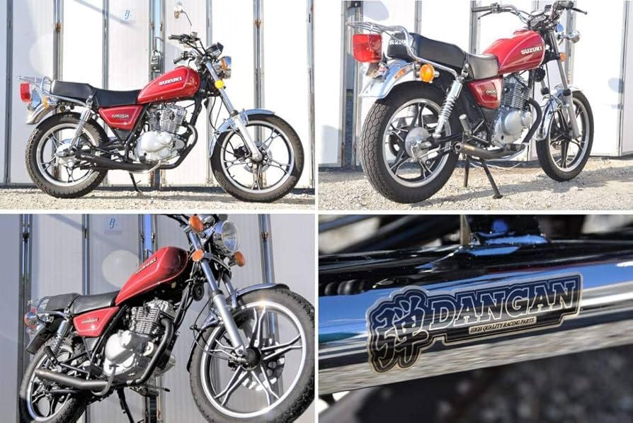 Amazon | 弾丸 スズキ GN125/GN125H/GN125-2F バイクマフラー ショート