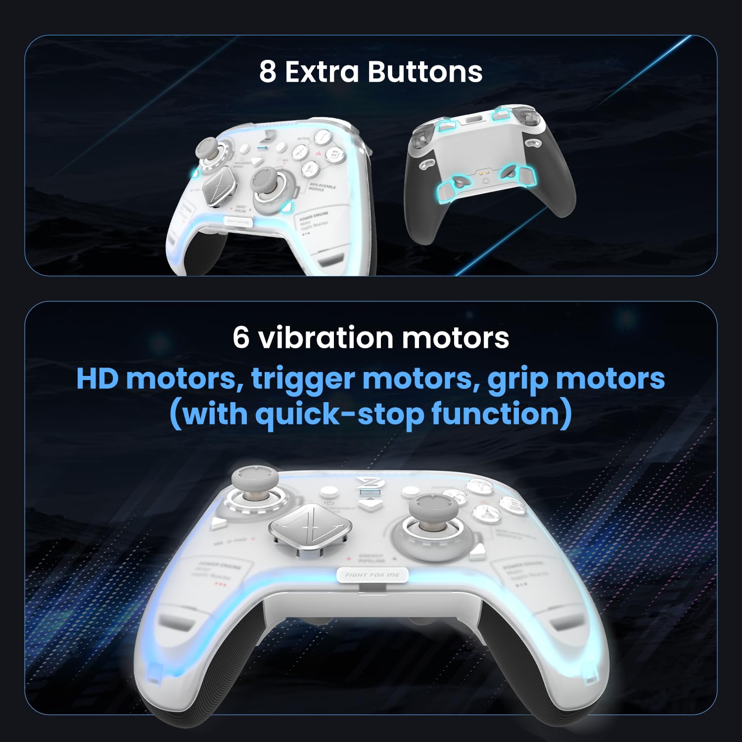 ZD Ultimate Legend Wireless Gaming Controller – Modular Design