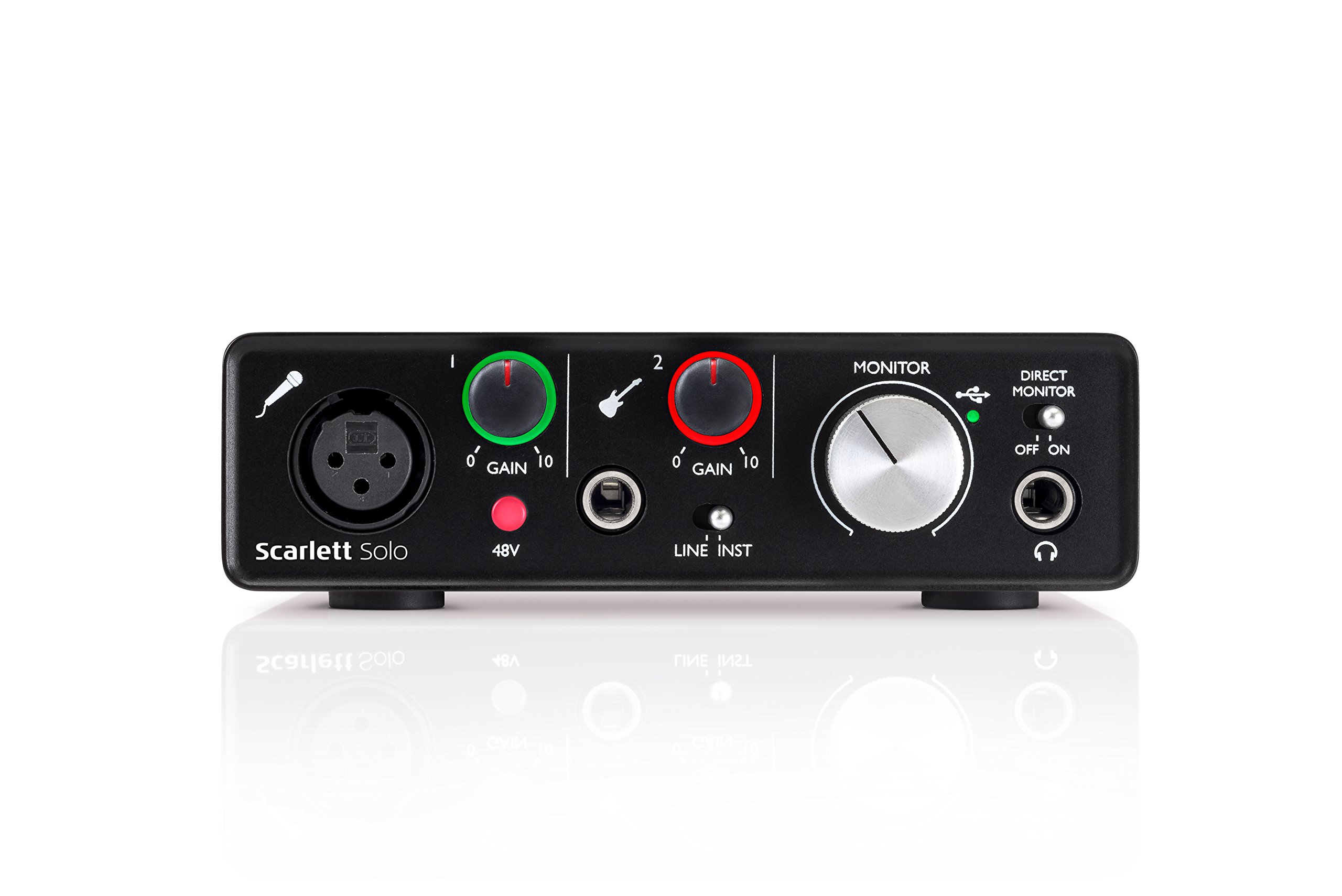 Amazon.com: Focusrite Scarlett Solo (2nd Gen) USB Audio Interface
