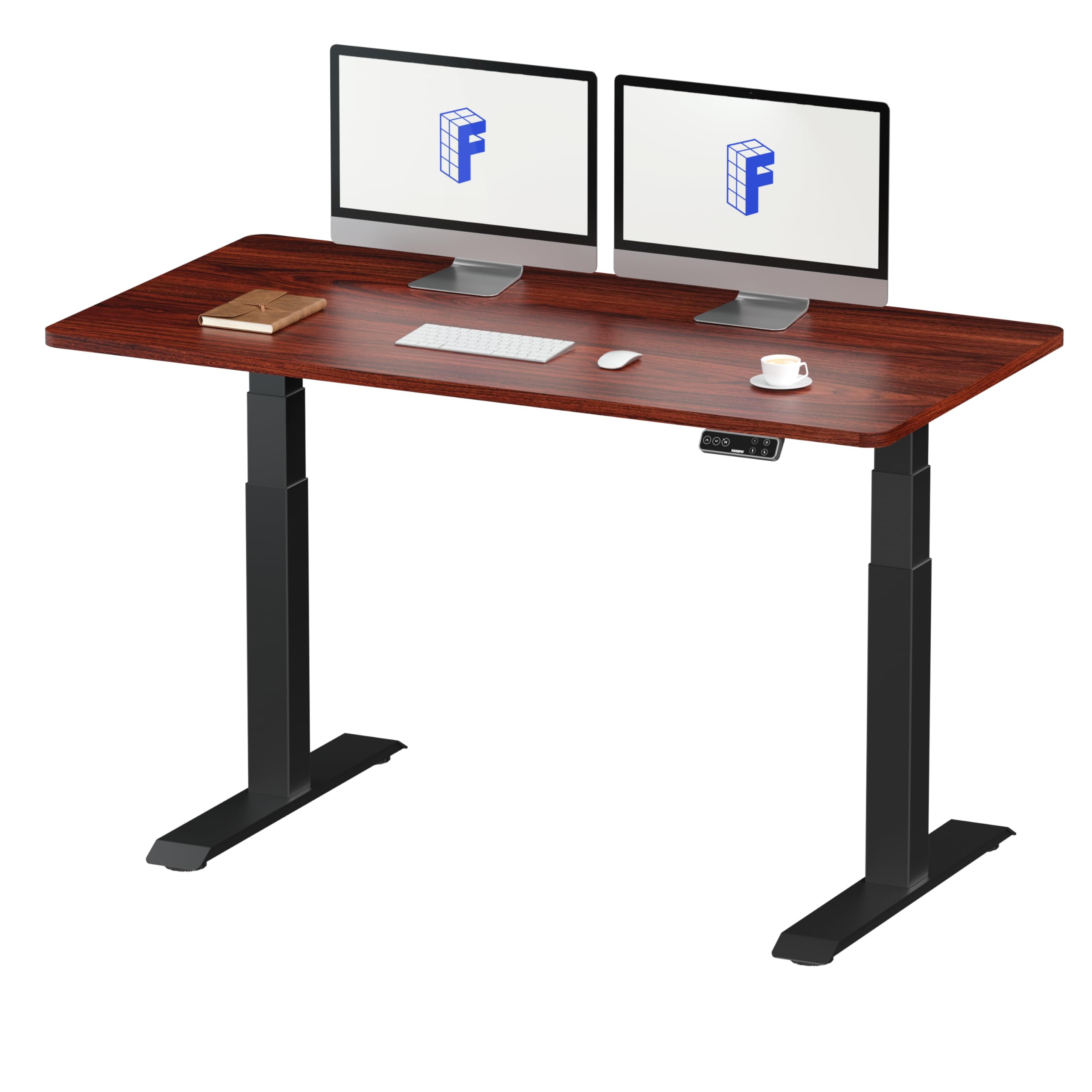 Amazon | FLEXISPOT スタンディングデスク 電動式昇降デスク 高さ調節