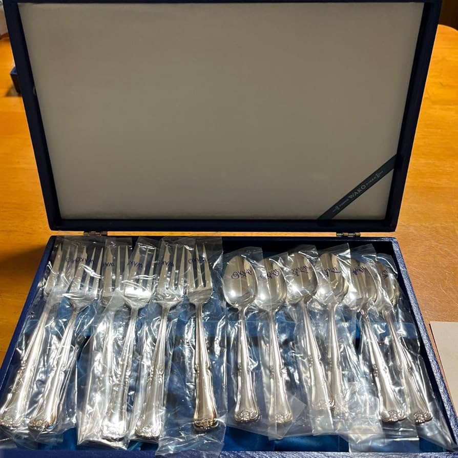 Amazon | 銀座和光のカトラリーセット シルバー | ノーブランド品