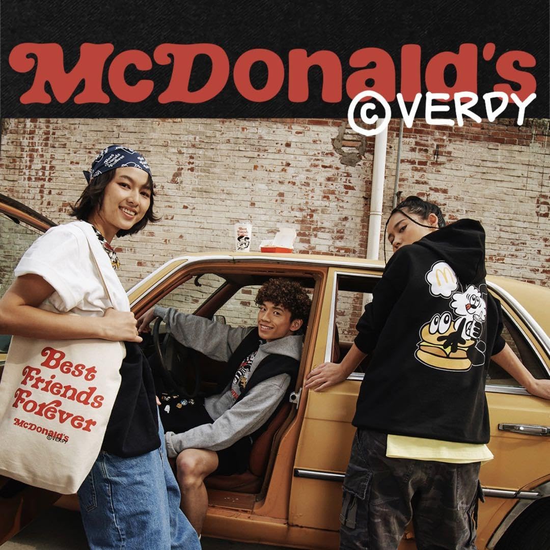 Amazon.co.jp: VERDY McDonald VICK マクドナルド トートバッグ 2海外