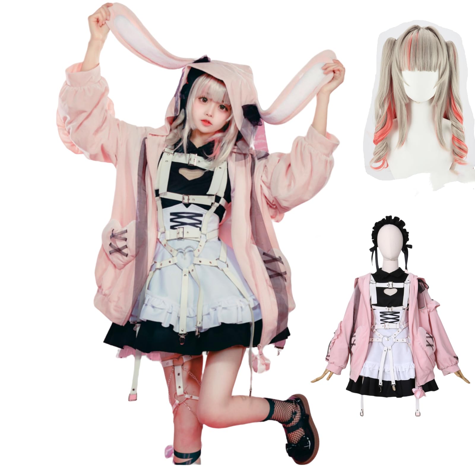 Amazon.co.jp: [COSSA] ウィッグ付き にじさんじ 魔界ノりりむ