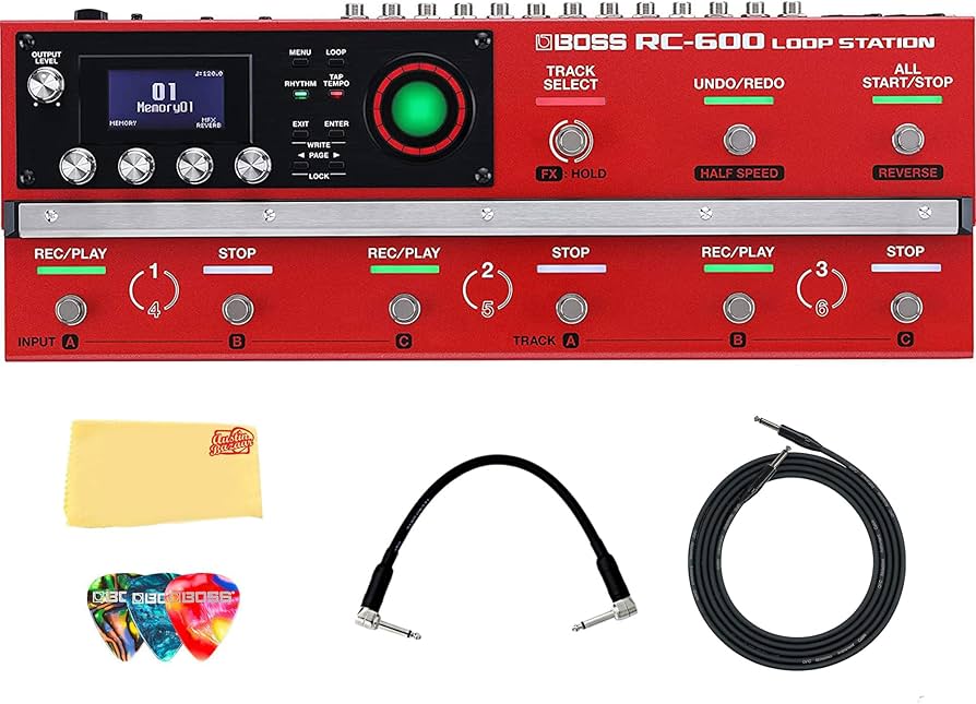 Amazon.com: Boss RC-600 Loop Station Pedal Bundle with Gearlux