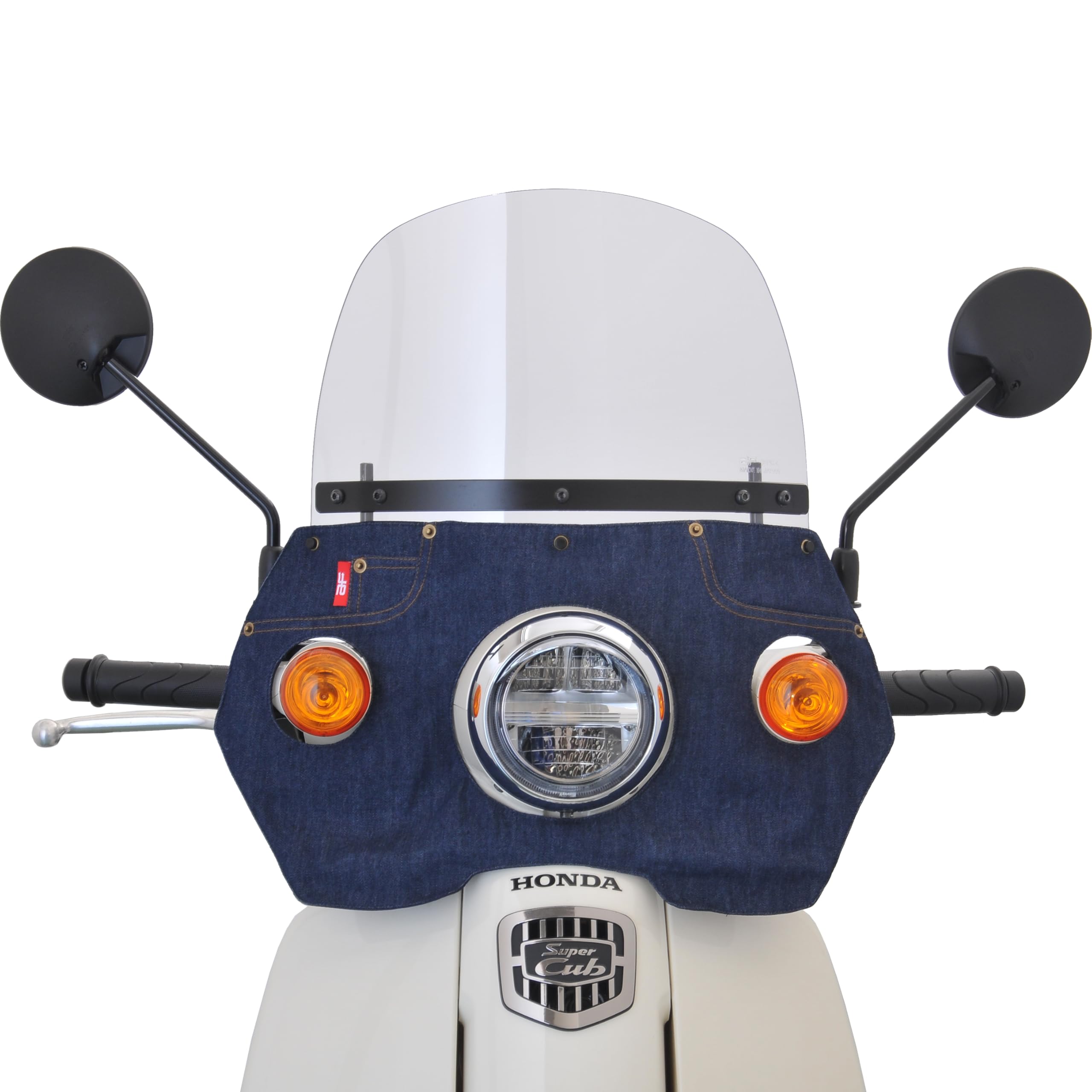 Amazon | 旭風防(AF ASAHI) 風防 デニム1濃い青 スーパーカブ50(AA09