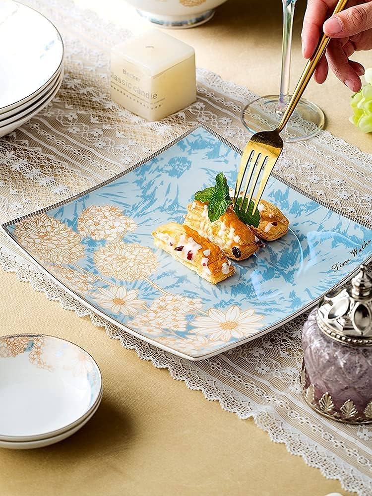 Amazon｜ヨーロッパの高級食器セット60点、ボーンチャイナ食器