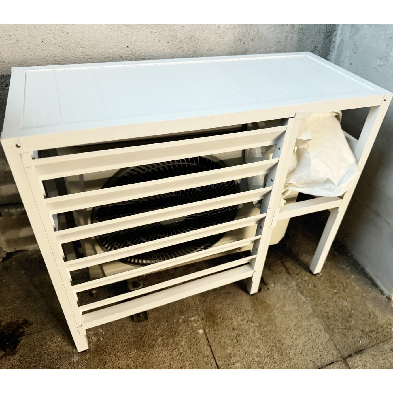 Amazon | アルミ製 エアコン室外機 カバー 室外機ルーバー ルーバー